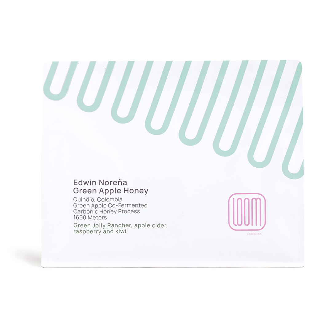 Loom Coffee Co. Greensboro NC Coffee Roasters Edwin Noreña Green Apple Honey
