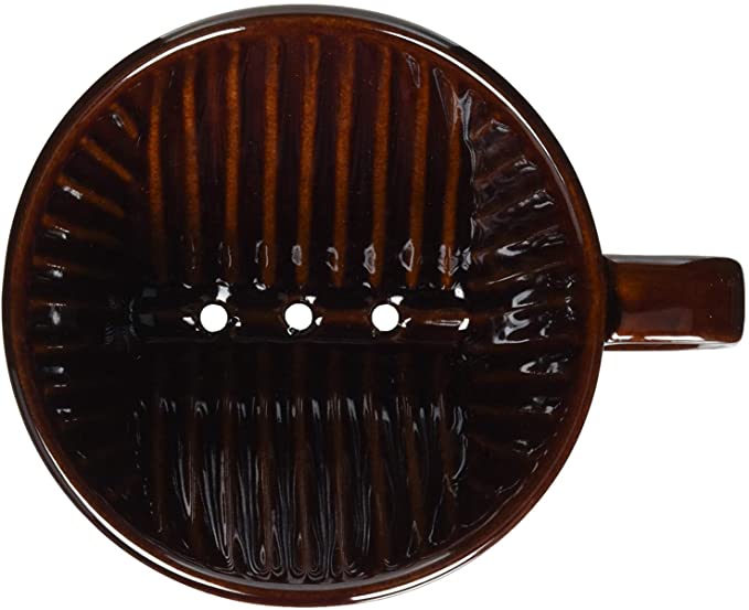 Espresso Parts Greensboro NC Coffee Roasters Kalita Style 102 Ceramic Coffee Dripper - Brown