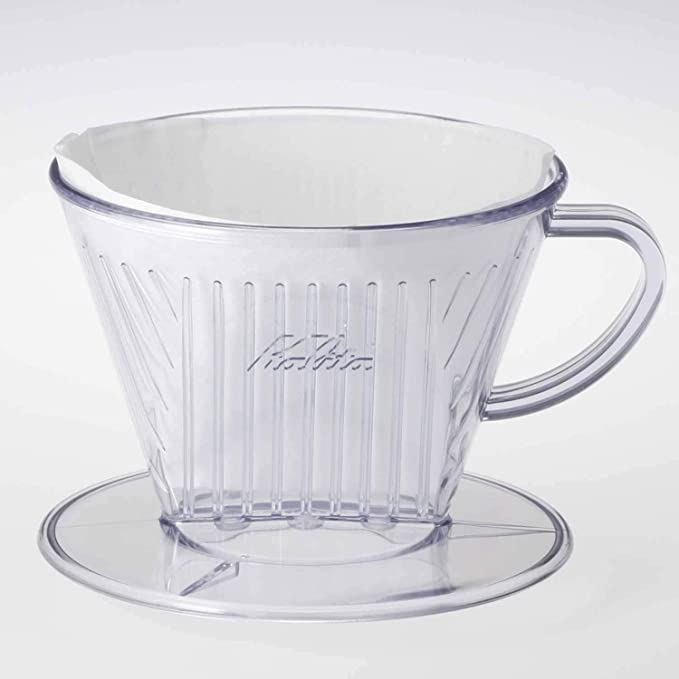 Espresso Parts Greensboro NC Coffee Roasters Kalita Style 102 Coffee Dripper - Clear Plastic