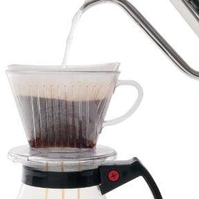 Espresso Parts Greensboro NC Coffee Roasters Kalita Style 102 Coffee Dripper - Clear Plastic