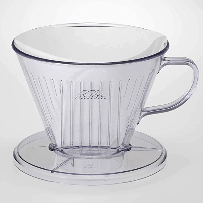 Espresso Parts Greensboro NC Coffee Roasters Kalita Style 103 Coffee Dripper - Clear Plastic