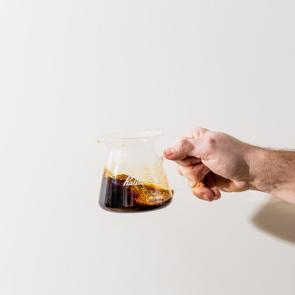 Espresso Parts Greensboro NC Coffee Roasters Kalita Wave Glass Coffee Server - 300ml