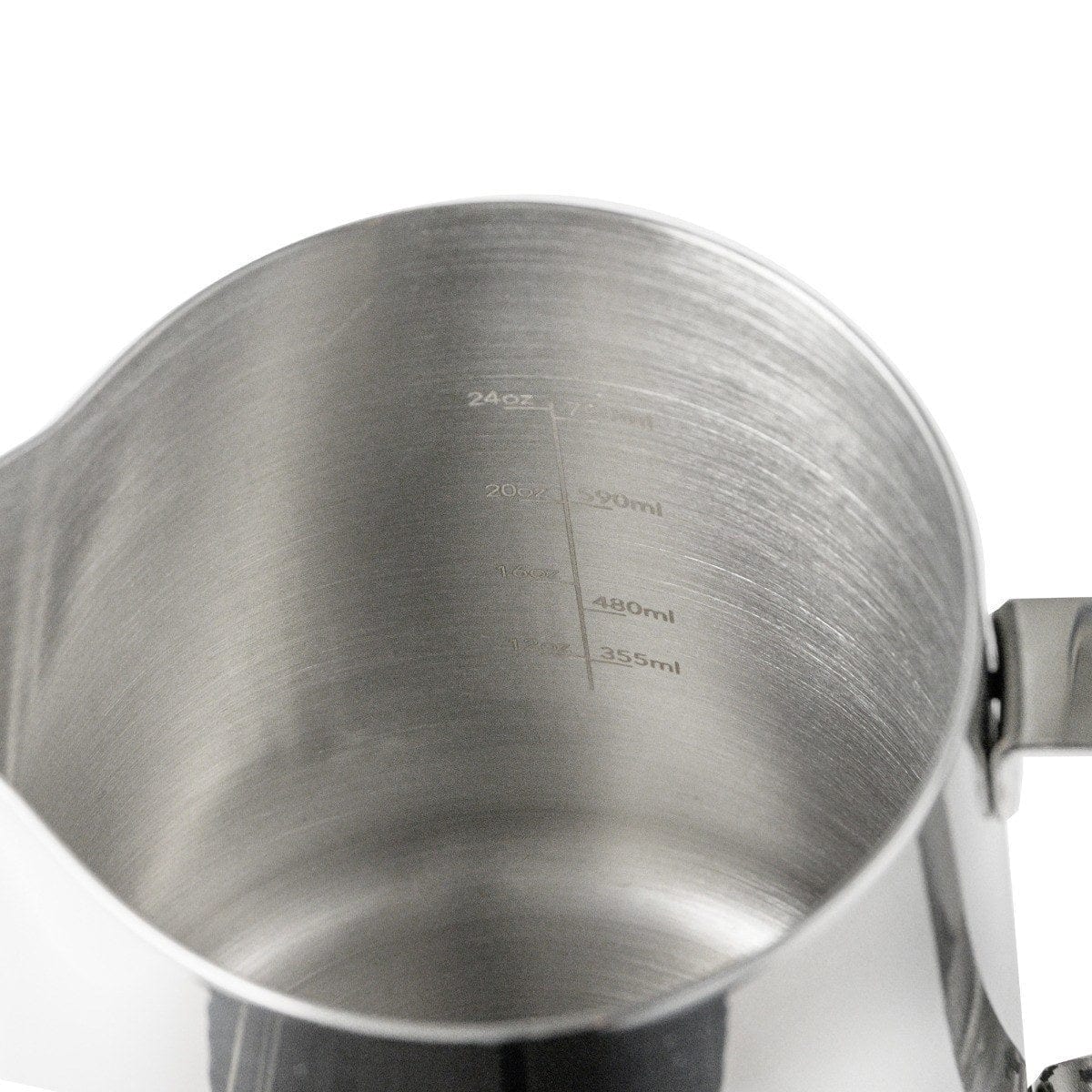 Espresso Parts Greensboro NC Coffee Roasters Barista Basics Frothing Pitcher 32oz - Silver