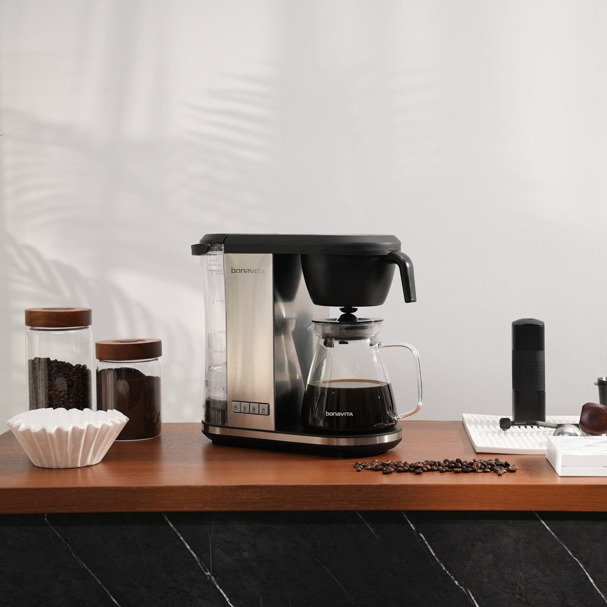 Bonavita Greensboro NC Coffee Roasters Enthusiast Bonavita 8-Cup Drip Coffee Brewer with 1.3L Thermal Carafe-Stainless Steel