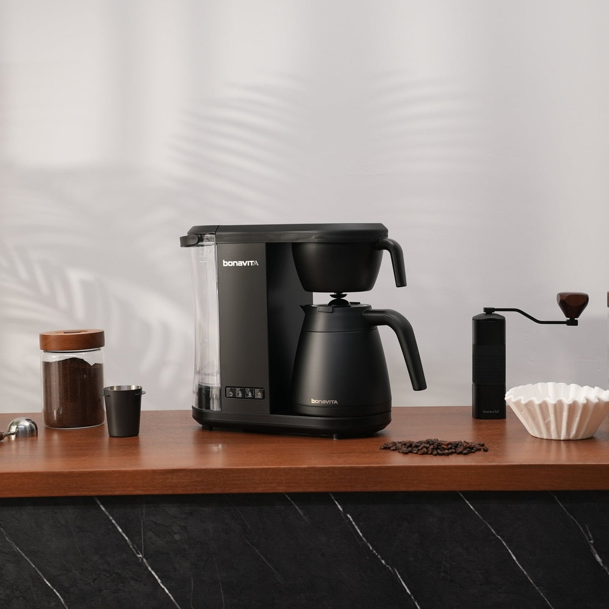 Bonavita Greensboro NC Coffee Roasters Enthusiast Bonavita 8-Cup Drip Coffee Brewer with 1.3L Thermal Carafe-Stainless Steel