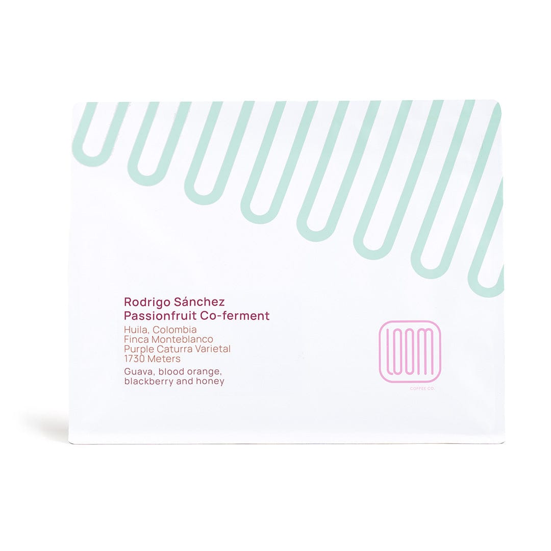 Loom Coffee Co. Greensboro NC Coffee Roasters Rodrigo Sánchez Passionfruit Co-ferment