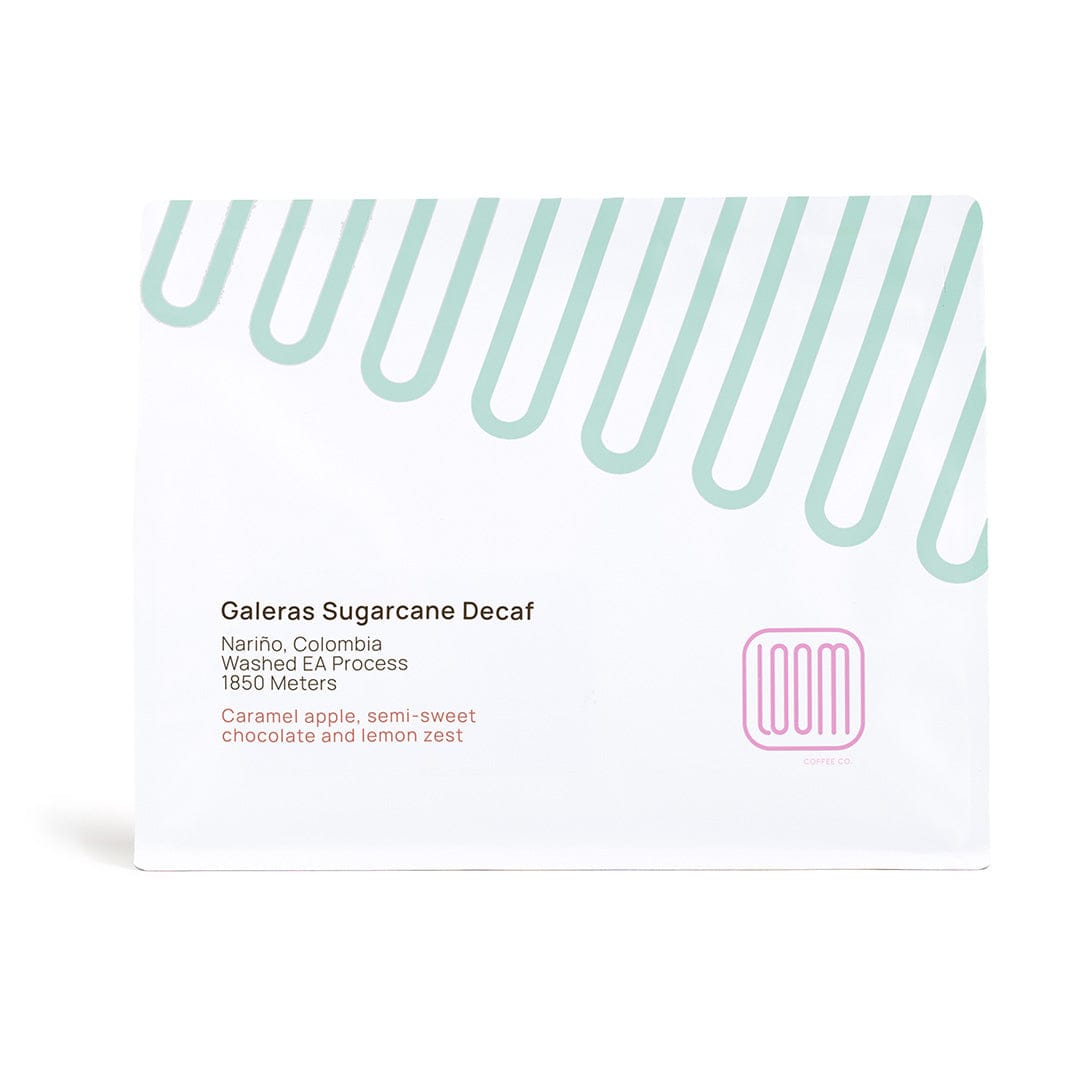 Loom Coffee Co. Greensboro NC Coffee Roasters Galeras Sugarcane Decaf