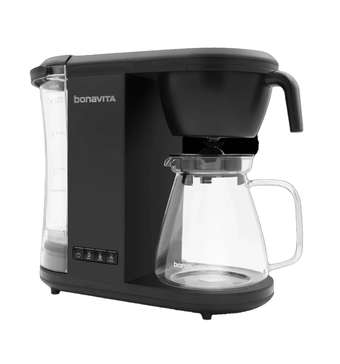 Bonavita Greensboro NC Coffee Roasters Bonavita Enthusiast 8-Cup Coffee Maker | SCA-Certified | One-Touch Precision Brewing | Glass Carafe