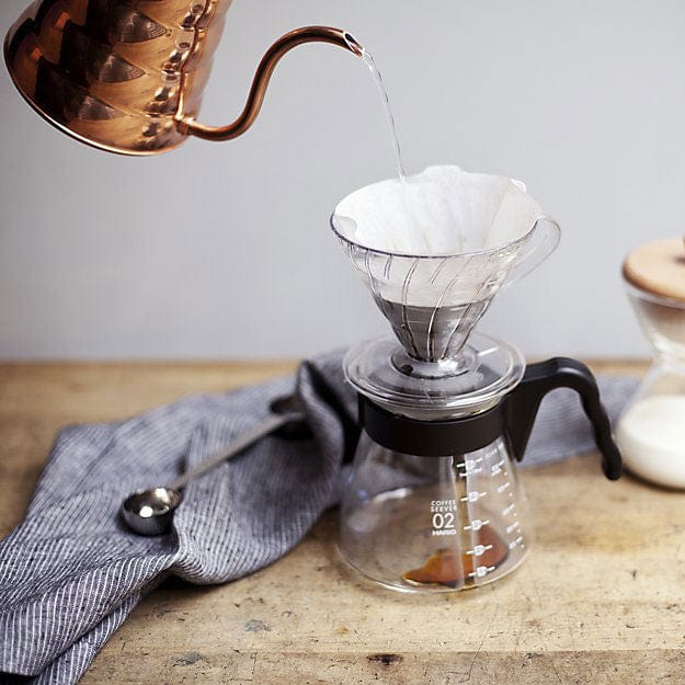 Espresso Parts Greensboro NC Coffee Roasters V60 Plastic Coffee Dripper 02 - Clear