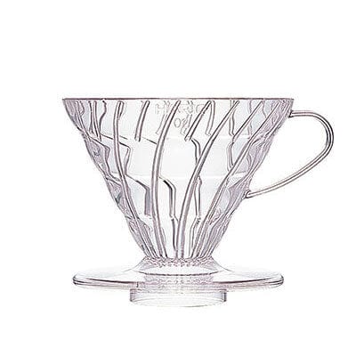 Espresso Parts Greensboro NC Coffee Roasters V60 Plastic Coffee Dripper 02 - Clear