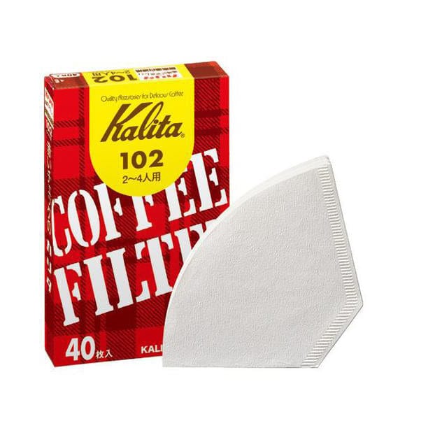 Espresso Parts Greensboro NC Coffee Roasters Kalita 102 Paper Filter White (40ct)