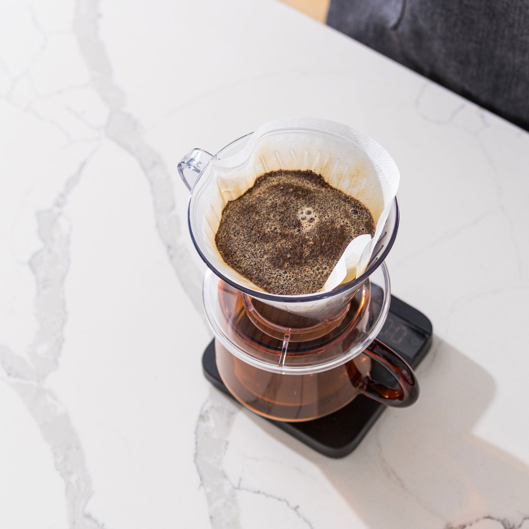 Espresso Parts Greensboro NC Coffee Roasters Kalita Style 103 Coffee Dripper - Clear Plastic