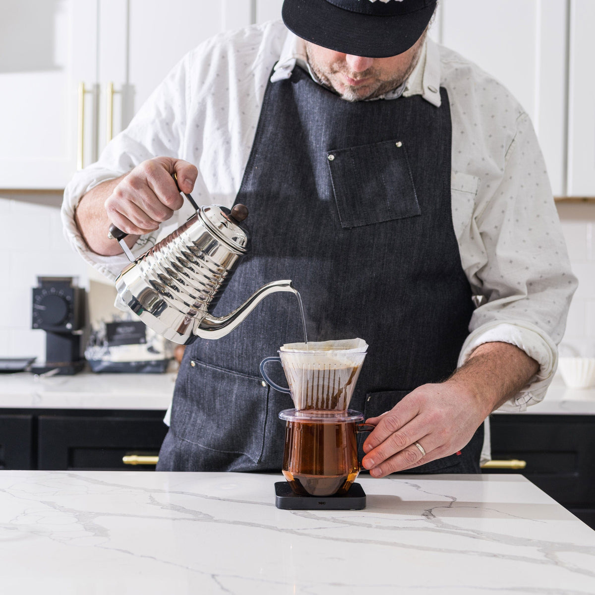 Espresso Parts Greensboro NC Coffee Roasters Kalita Style 103 Coffee Dripper - Clear Plastic