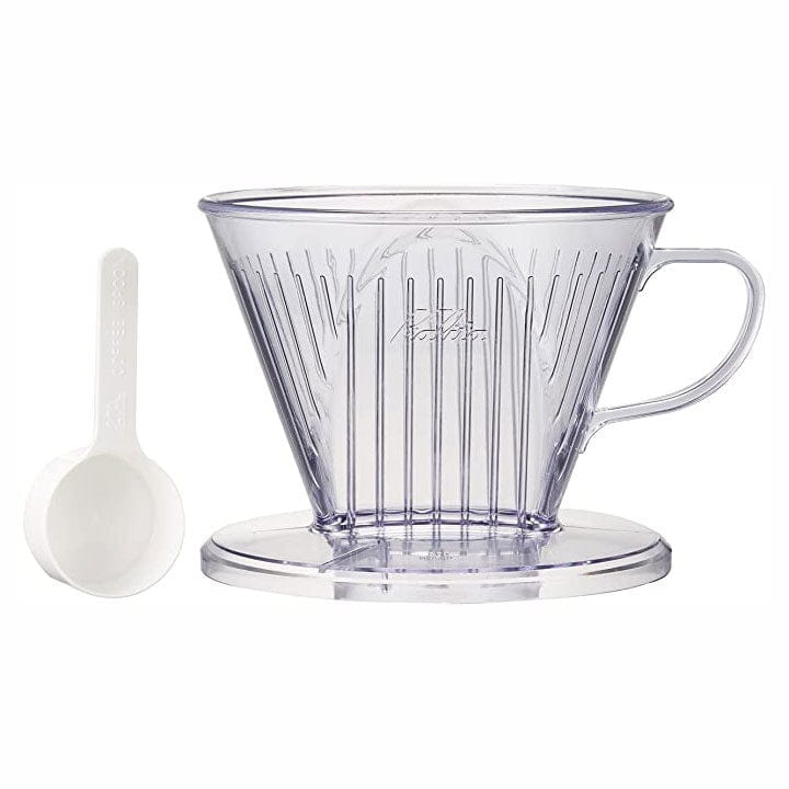 Espresso Parts Greensboro NC Coffee Roasters Kalita Style 103 Coffee Dripper - Clear Plastic