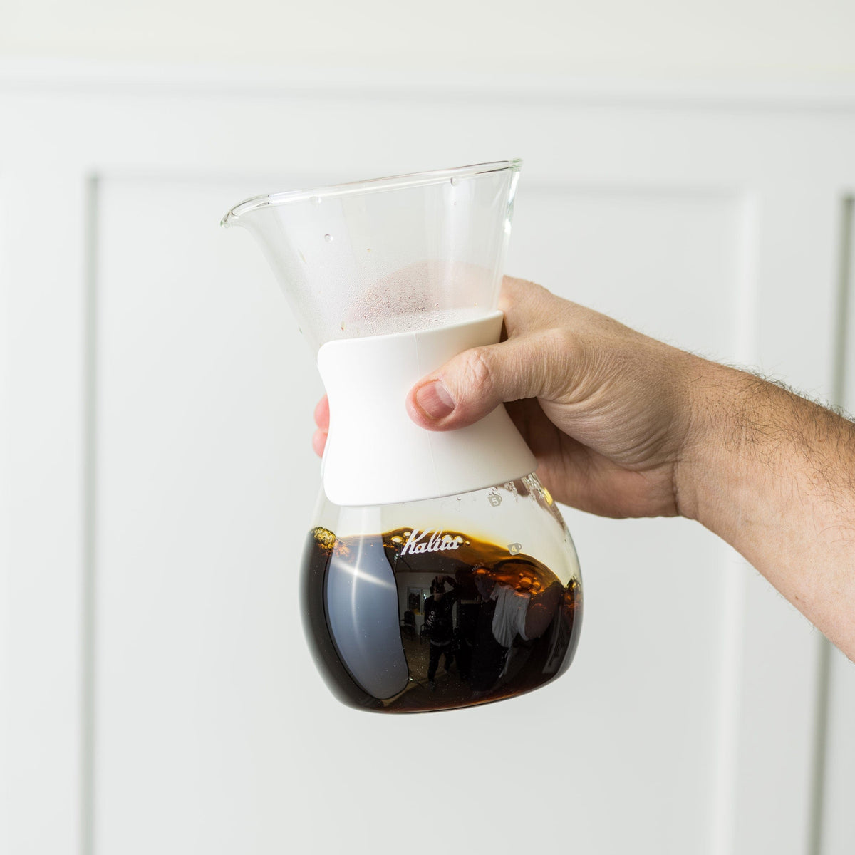 Espresso Parts Greensboro NC Coffee Roasters Kalita Wave Style Glass Coffee Brewer - 500ml