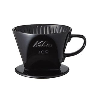 Espresso Parts Greensboro NC Coffee Roasters Kalita Style 102 Ceramic Coffee Dripper - Black