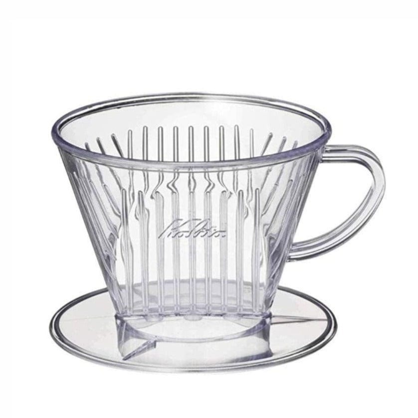 Espresso Parts Greensboro NC Coffee Roasters Kalita Style 102 Coffee Dripper - Clear Plastic