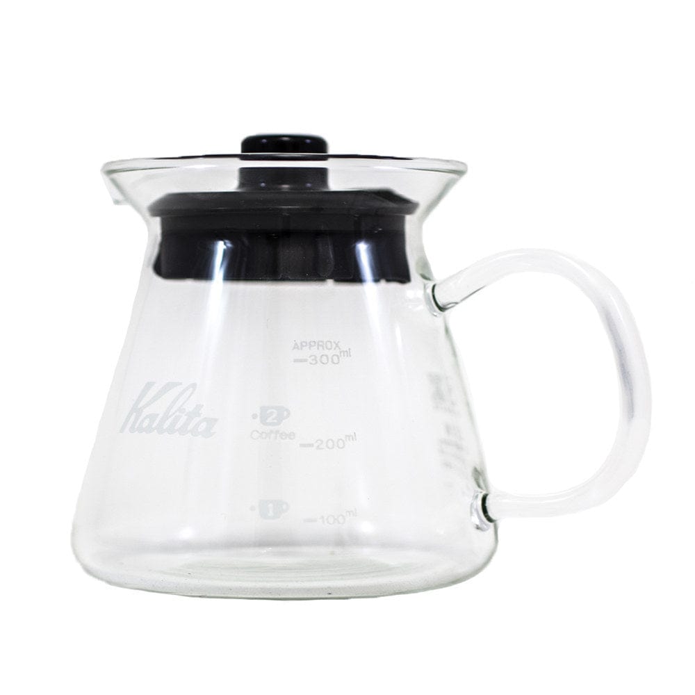 Espresso Parts Greensboro NC Coffee Roasters Kalita Wave Glass Coffee Server - 300ml