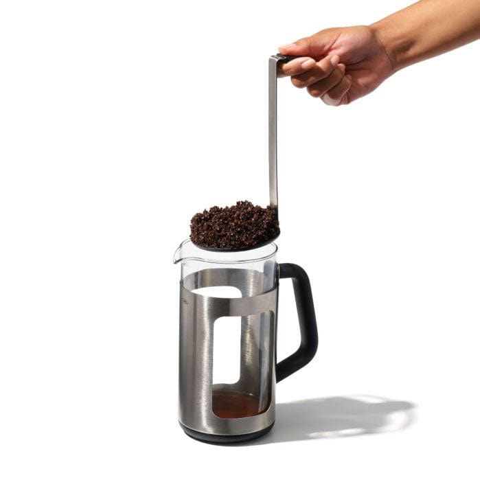 Espresso Parts Greensboro NC Coffee Roasters OXO 8-Cup French Press with Grounds Lifter