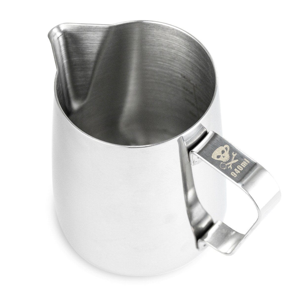 Espresso Parts Greensboro NC Coffee Roasters Barista Basics Frothing Pitcher 32oz - Silver