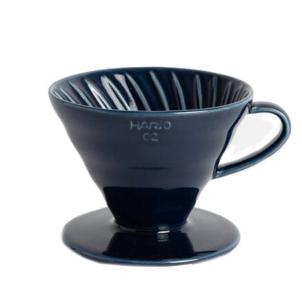 Espresso Parts Greensboro NC Coffee Roasters V60 Ceramic Coffee Dripper 02 - Navy