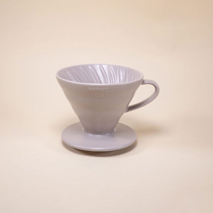 Espresso Parts Greensboro NC Coffee Roasters V60 Ceramic Coffee Dripper 02 - Dune