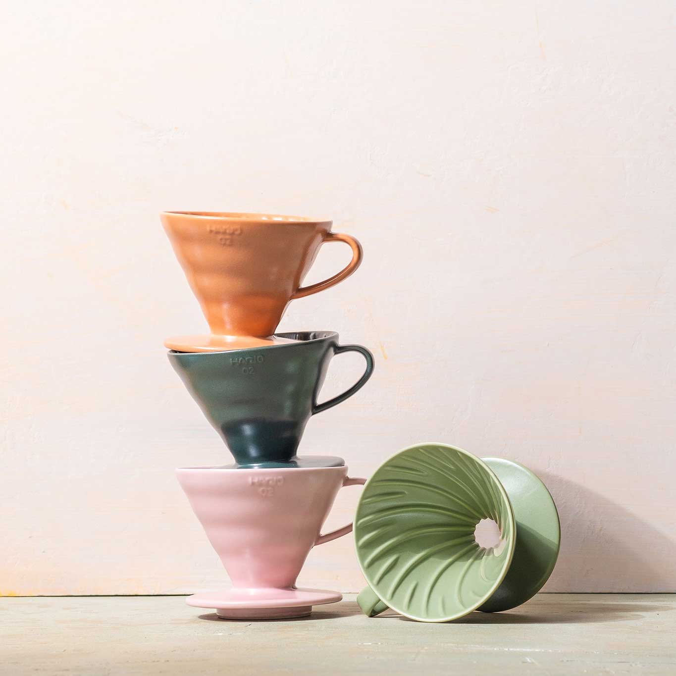 Espresso Parts Greensboro NC Coffee Roasters V60 Ceramic Coffee Dripper 02 - Juniper